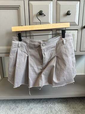 Y2K Rewash Grey Pleated Skort Size 7/28